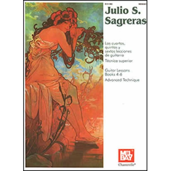 Julio S Sagreras Guitar Lessons Book 4-6 (Advanced Tech.) (Book)