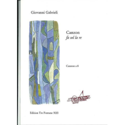         Canzon fa sol la re für Blockflöten-Oktett - Canzon a 8 - Giovanni Gabrieli / Arr. Tom Beets
    