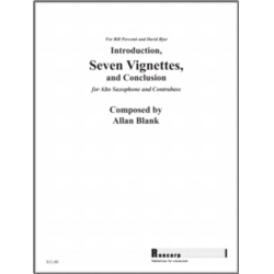         Seven Vignettes for Alto-Sax. & Kontrabass - Allan Blank
    