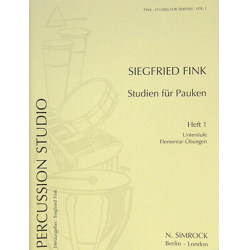         Studien für Pauken 1 - Unterstufe - Siegfried Fink
    