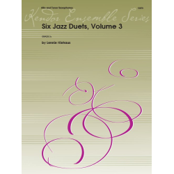         Six Jazz Duets, Volume 3 (alto & tenor) - Lennie Niehaus
    