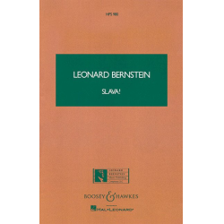         Slava! (Studienpartitur Sinfonieorchester) - Leonard Bernstein
    