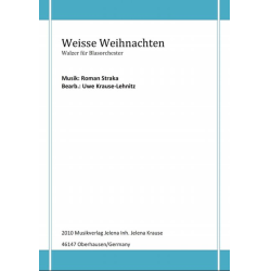         Weisse Weihnacht - Roman Straka / Arr. Uwe Krause-Lehnitz
    