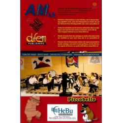 Promo Kat + CD: Difem - New Music for Concert Band 15