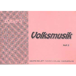         Bauer's Volksmusik Heft 2 - 25 Bariton in Bb
    