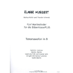         Martinslieder Bläserklasse - Tenorsaxofon in B - Markus Kiefer
    