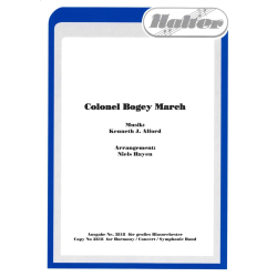         Colonel Bogey March - River Kwai March - Kenneth Joseph Alford / Arr. Nils Hayen
    