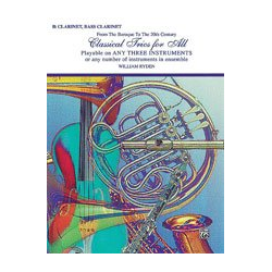         Classical Trios for All - Clarinet / Bass Clarinet - Diverse / Arr. William Ryden
    