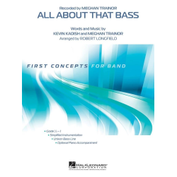         All About That Bass - Meghan Elisabeth Trainor & Kevin Paul Kadish / Arr. Robert Longfield
    