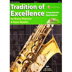         Tradition of Excellence Book 3 - Eb Alto Saxophone - Bruce Pearson
    