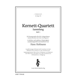         Kornett Quartett-Sammlung, Heft 1 - Kornett 2 Bb - Conradin (Konradin) Kreutzer / Arr. Hans Hofmann
    