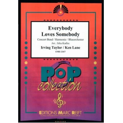         Everybody Loves Somebody - Irving Taylor, Ken Lane / Arr. Jirka Kadlec
    