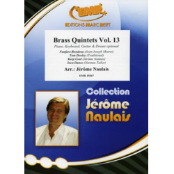         Brass Quintets Vol. 13 - Jérôme Naulais / Arr. Jérôme Naulais
    
