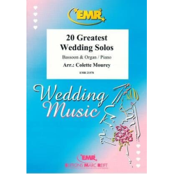         20 Greatest Wedding Solos - Colette Mourey / Arr. Colette Mourey
    