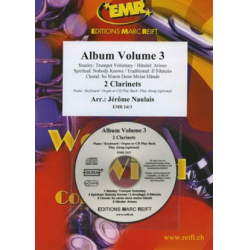         Album Volume 3 - Jérôme Naulais / Arr. Jérôme Naulais
    
