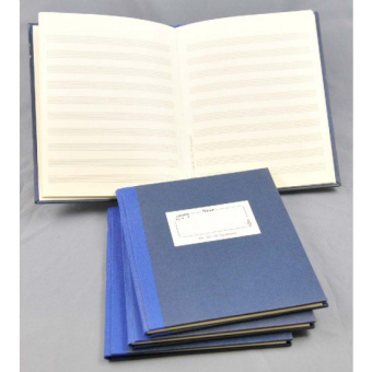 Notenschreibbuch handgeb. marsch hoch 48