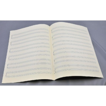 STAR Notenpapier - Bach hoch 6 x 2 Systeme