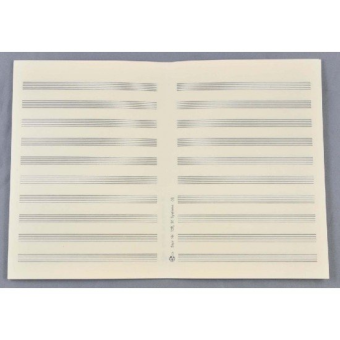 STAR Notenpapier Großmarschformat hoch 10 Systeme