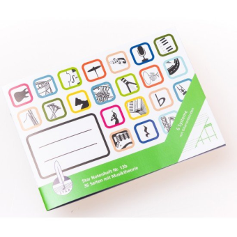 Notenhefte - DIN A 5 quer Gitarre 32 S.