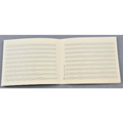         STAR Notenpapier - Marsch quer 9 Systeme
    