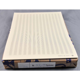 STAR Notenpapier - DIN A4 quer 14 Systeme