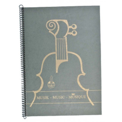         Notenhefte - DIN A 4 Spirale f.Klavier
    