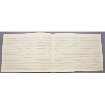 STAR Notenpapier - Bach quer 12 systeme