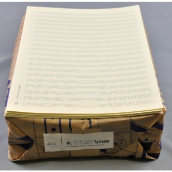 STAR Notenpapier - DIN A4 hoch 20 Systeme