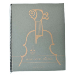         Notenhefte - Quart hoch Spirale 96 Seite
    