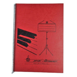         Notenhefte - DIN A4 hoch Spirale 4x3 Org
    