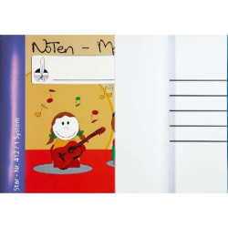         Notenmalbücher - DIN A4 quer 1 System
    