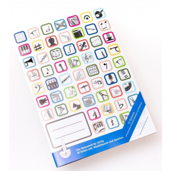 Notenhefte-DIN A4 hoch12 Sys16 S.Hilfsl.