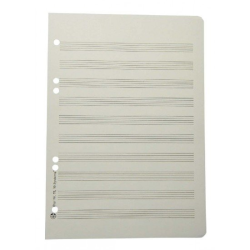         STAR Notenpapier - A5 hoch gelocht 10 Systeme
    