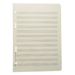         STAR Notenpapier - A5 hoch gelocht 12 Systeme
    