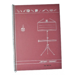         Notenhefte - DIN A 4 Spirale 10 Systeme
    