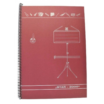 Notenhefte - DIN A 4 Spirale 16 Systeme