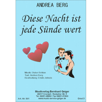 Diese Nacht ist jede Sünde wert