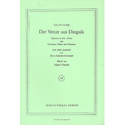         Der Vetter aus Dingsda - Eduard Künneke
    