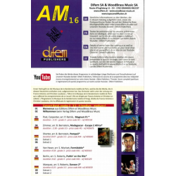 Promo Kat + CD: Difem - New Music for Concert Band 16