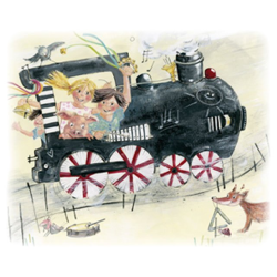         Die Liederlok (Poster DIN A1) - Karin Karle
    