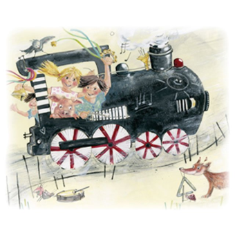 Die Liederlok (Poster DIN A1)