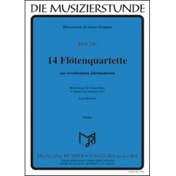         14 Flötenquartette aus verschiedenen Jahrhunderten - Josef Bönisch
    