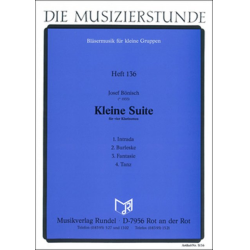         Kleine Suite für vier Klarinetten - Josef Bönisch
    