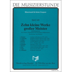         Zehn kleine Werke großer Meister - Josef Bönisch
    