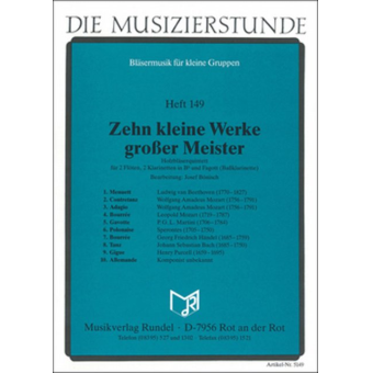 Zehn kleine Werke großer Meister