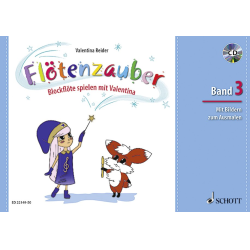        Flötenzauber-Blockflöte spielen mit Valentina (für Sopran-Blockflöte - deutsche und barocke Griffweise) - Band 3 mit CD - Valentina Reider
    