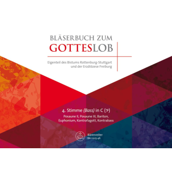 Bläserbuch zum Gotteslob - Posaune, Bariton