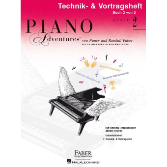 Piano Adventures: Technik- & Vortragsheft Stufe 2
