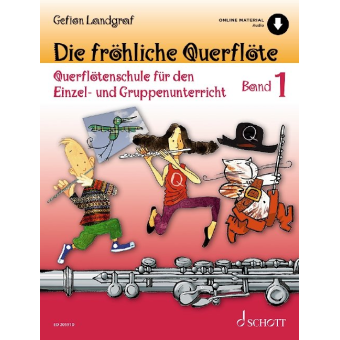 Die fröhliche Querflöte Band 1 (+Online Material)