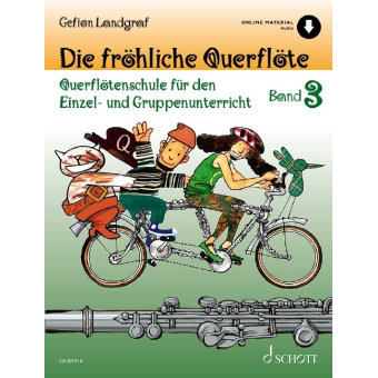 Die fröhliche Querflöte Band 3 (Ausgabe mit Online-Audiodatei)